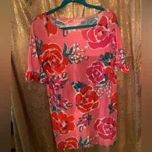 Lilly Pulitzer Floral Pink Women's dress